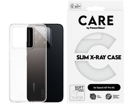 PanzerGlass Care Slim X-Ray за Xiaomi 15T Pro 5G, прозрачен на супер цени