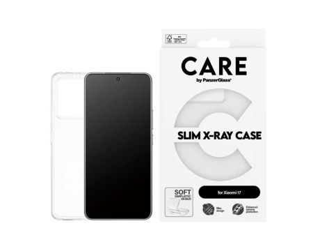 PanzerGlass Care Slim X-Ray за Xiaomi 17, прозрачен на супер цени