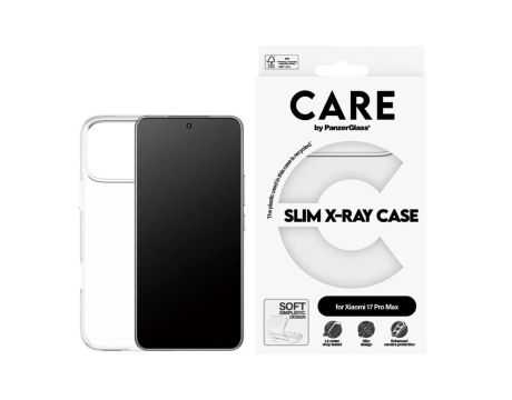PanzerGlass Care Slim X-Ray за Xiaomi 17 Pro Max, прозрачен на супер цени