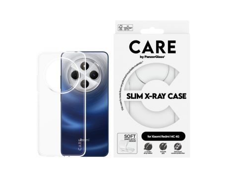 PanzerGlass Care Slim X-Ray за Xiaomi Redmi 14C, прозрачен на супер цени