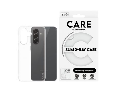 PanzerGlass Care Slim X-Ray за Samsung Galaxy A56 5G, прозрачен на супер цени