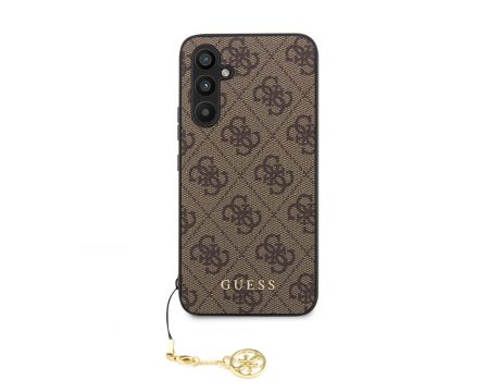GUESS 4G Charms за Samsung Galaxy S23 FE, кафяв на супер цени