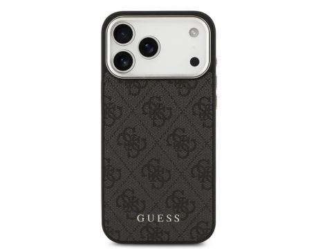 GUESS 4G MagSafe за Apple iPhone 17 Pro Max, черен на супер цени