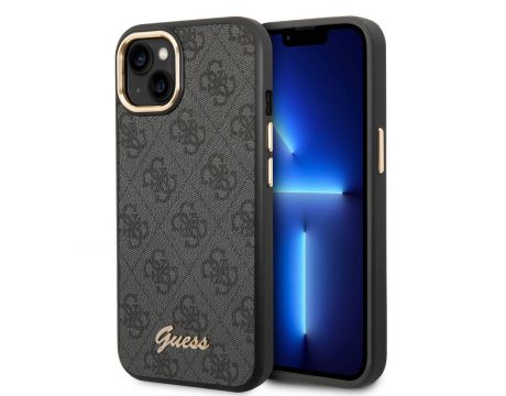 GUESS 4G Metal Camera Outline за Apple iPhone 14 Plus, черен на супер цени