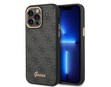 GUESS 4G Metal Camera Outline за Apple iPhone 14 Pro Max, черен на супер цени