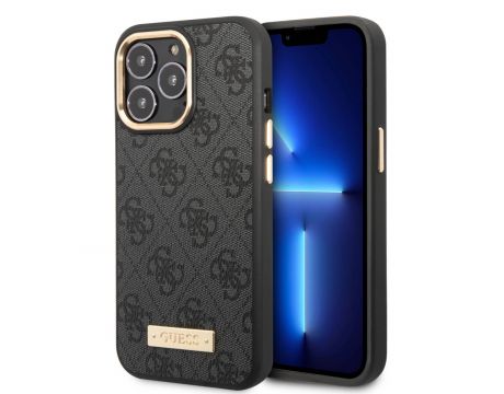 GUESS 4G MagSafe за Apple iPhone 14 Pro Max, черен на супер цени