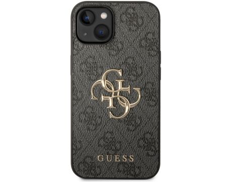 GUESS 4G Metal Logo за Apple iPhone 15, сив на супер цени