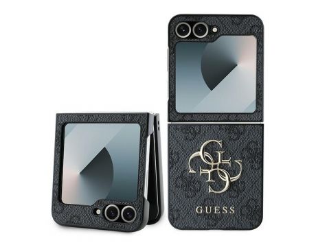 GUESS 4G Metal Logo за Samsung Galaxy Z Flip 6, черен на супер цени
