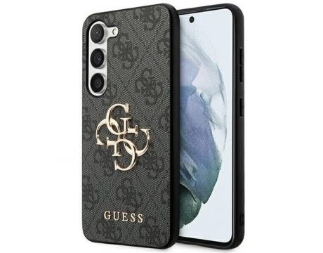 GUESS 4G Metal Logo за Samsung Galaxy S24 Plus, сив на супер цени