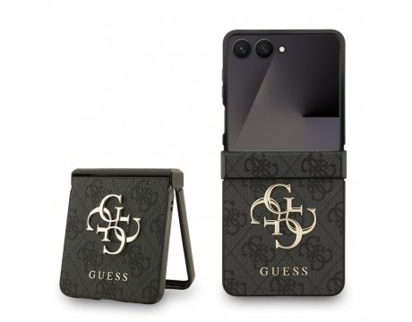 GUESS 4G Metal Logo за Samsung Galaxy Z Flip 7, черен на супер цени