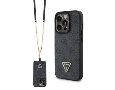 GUESS 4G Strass за Apple iPhone 15 Pro, черен на супер цени