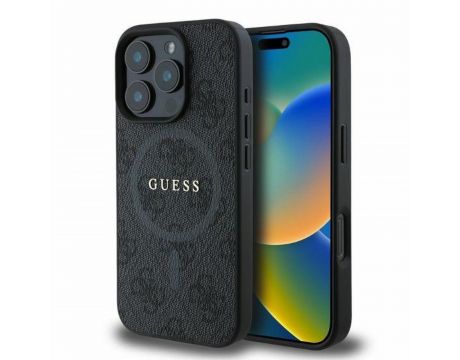 GUESS 4G Colored Ring за Apple iPhone 16 Pro, черен на супер цени