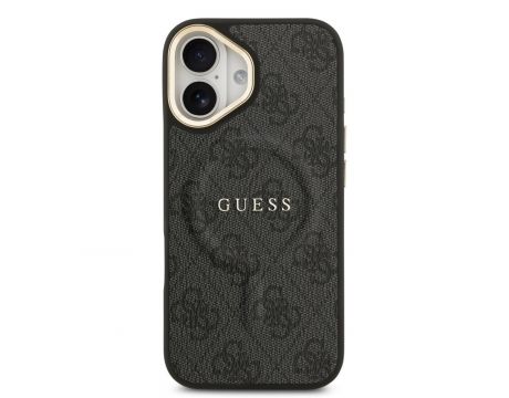 GUESS 4G Gold Frame MagSafe за Apple iPhone 17, черен на супер цени