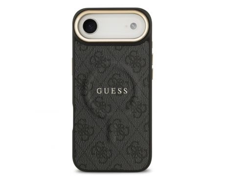 GUESS 4G Gold Frame MagSafe за Apple iPhone Air, черен на супер цени