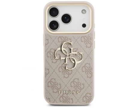 GUESS 4G Metal Logo за Apple iPhone 17 Pro, розов на супер цени