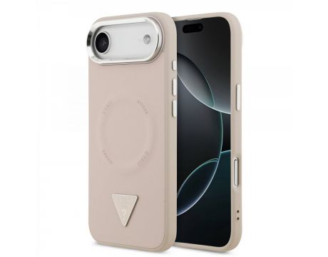 GUESS Triangle Logo за Apple iPhone Air, розов на супер цени