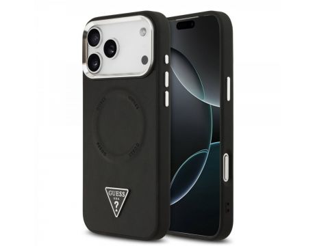 GUESS Triangle Logo за Apple iPhone 17 Pro, черен на супер цени