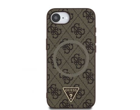 GUESS 4G Strass за Apple iPhone 16e/17e, кафяв на супер цени