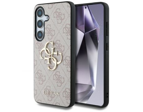GUESS 4G Metal Logo за Samsung Galaxy S25+, розов на супер цени