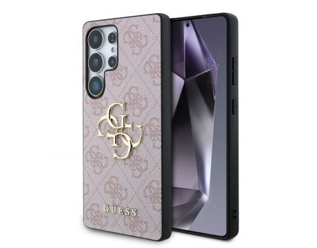 GUESS 4G Metal Logo за Samsung Galaxy S25 Ultra, розов на супер цени