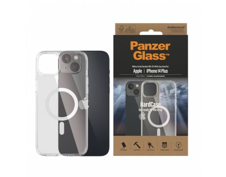 PanzerGlass HardCase MagSafe за Apple iPhone 14 Plus, прозрачен на супер цени