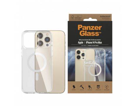 PanzerGlass HardCase MagSafe за Apple iPhone 14 Pro Max, прозрачен на супер цени