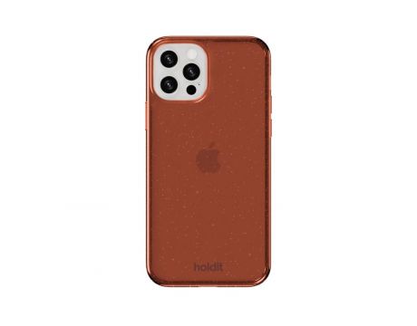 Holdit Glitter за Apple iPhone 12/12 Pro, оранжев на супер цени