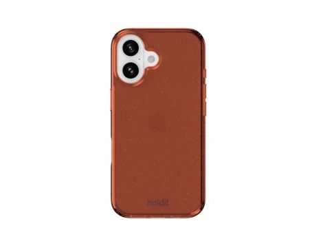 Holdit Glitter за Apple iPhone 16, оранжев на супер цени