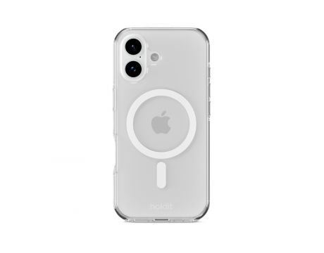 Holdit MagSafe за Apple iPhone 17, прозрачен/бял на супер цени