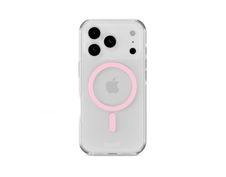 Holdit MagSafe за Apple iPhone 17 Pro Max, прозрачен/розов на супер цени