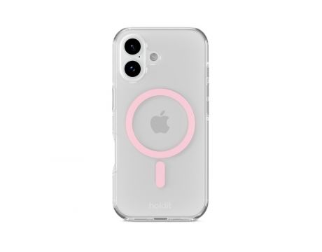 Holdit MagSafe за Apple iPhone 17, прозрачен/розов на супер цени