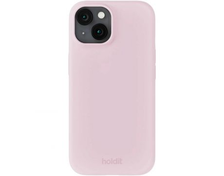 Holdit Silicone за Apple iPhone 15, розов на супер цени