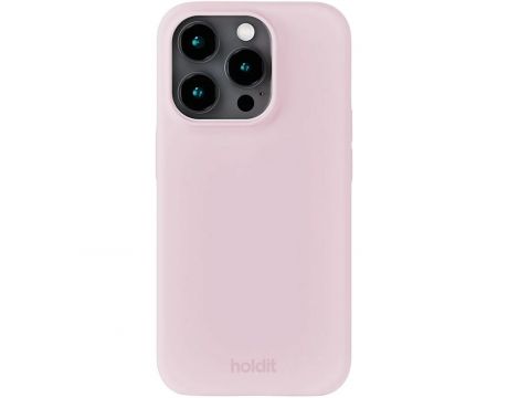 Holdit Silicone за Apple iPhone 15 Pro, розов на супер цени