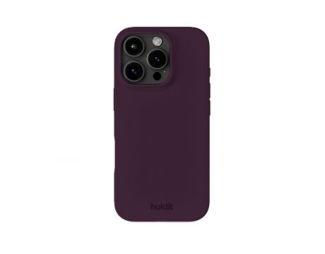 Holdit Silicone за Apple iPhone 16 Pro, лилав на супер цени