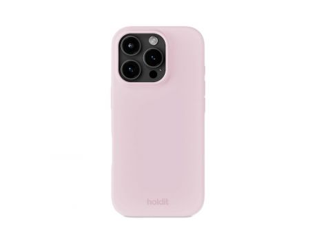 Holdit Silicone за Apple iPhone 16 Pro, розов на супер цени