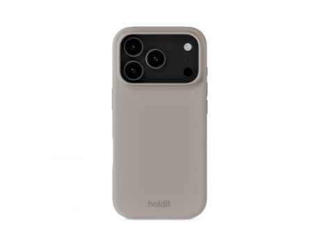 Holdit Silicone за Apple iPhone 17 Pro Max, сив/кафяв на супер цени