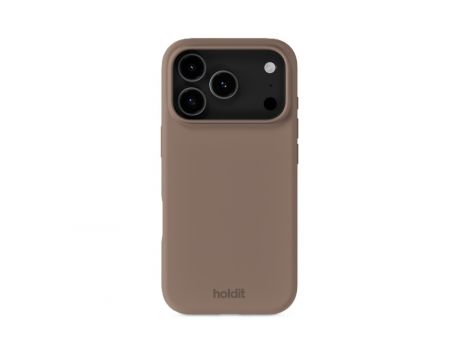 Holdit Silicone за Apple iPhone 17 Pro, кафяв на супер цени