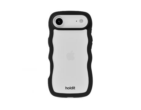Holdit Wavy за Apple iPhone Air, прозрачен/черен на супер цени