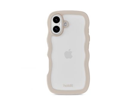 Holdit Wavy за Apple iPhone 17, прозрачен/бежов на супер цени