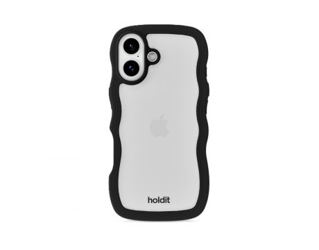 Holdit Wavy за Apple iPhone 17, прозрачен/черен на супер цени