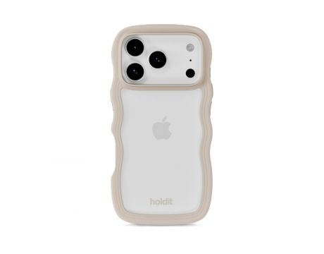 Holdit Wavy за Apple iPhone 17 Pro Max, прозрачен/бежов на супер цени