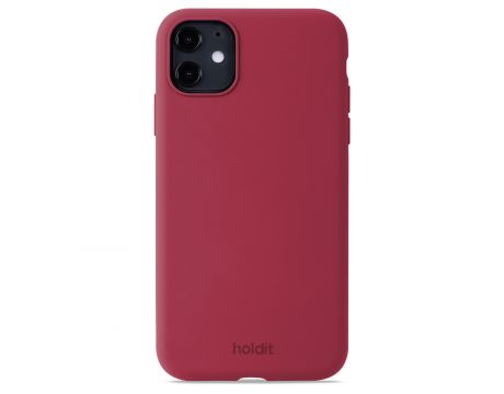 Holdit Silicone за Apple iPhone 11/XR, червен на супер цени