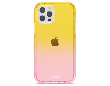Holdit Seethru за Apple iPhone 12/12 Pro, жълт/розов на супер цени