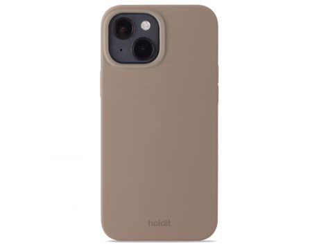 Holdit Silicone за Apple iPhone 13/14, кафяв на супер цени