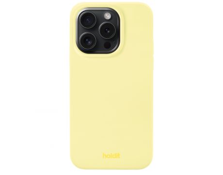 Holdit Silicone за Apple iPhone 14 Pro, жълт на супер цени
