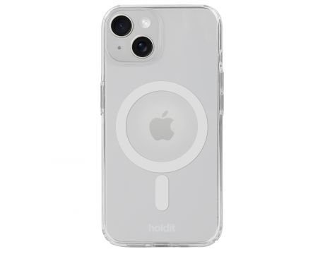 Holdit Magsafe Case за Apple iPhone 15/14/13, прозрачен/бял на супер цени