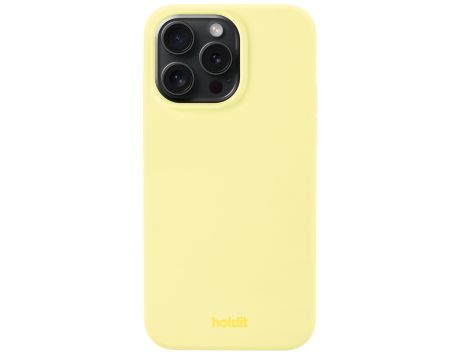 Holdit Silicone за Apple iPhone 15 Pro Max, жълт на супер цени