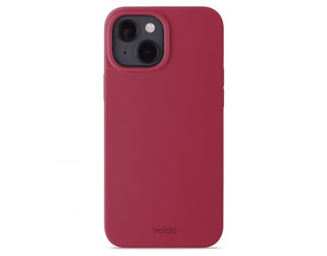 Holdit Silicone за Apple iPhone 15, червен на супер цени