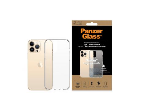 PanzerGlass ClearCase за Apple iPhone 13 Pro Max, прозрачен на супер цени