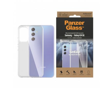 PanzerGlass HardCase за Samsung Galaxy A34 5G, прозрачен на супер цени